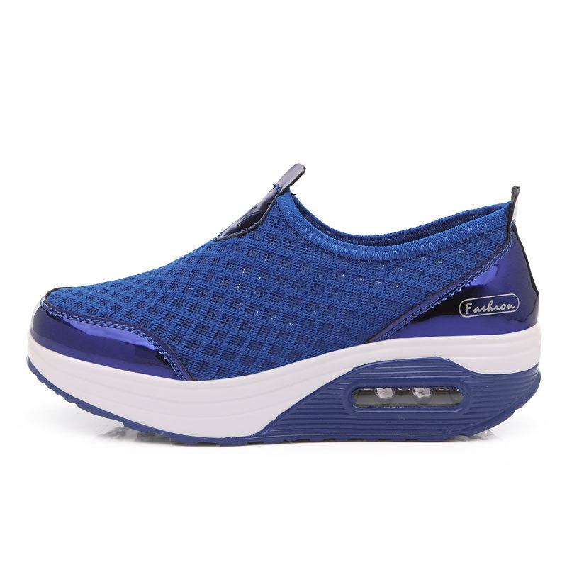 Slip-On Rocking Sole Cloth Shoes | Traditional Beijing Style