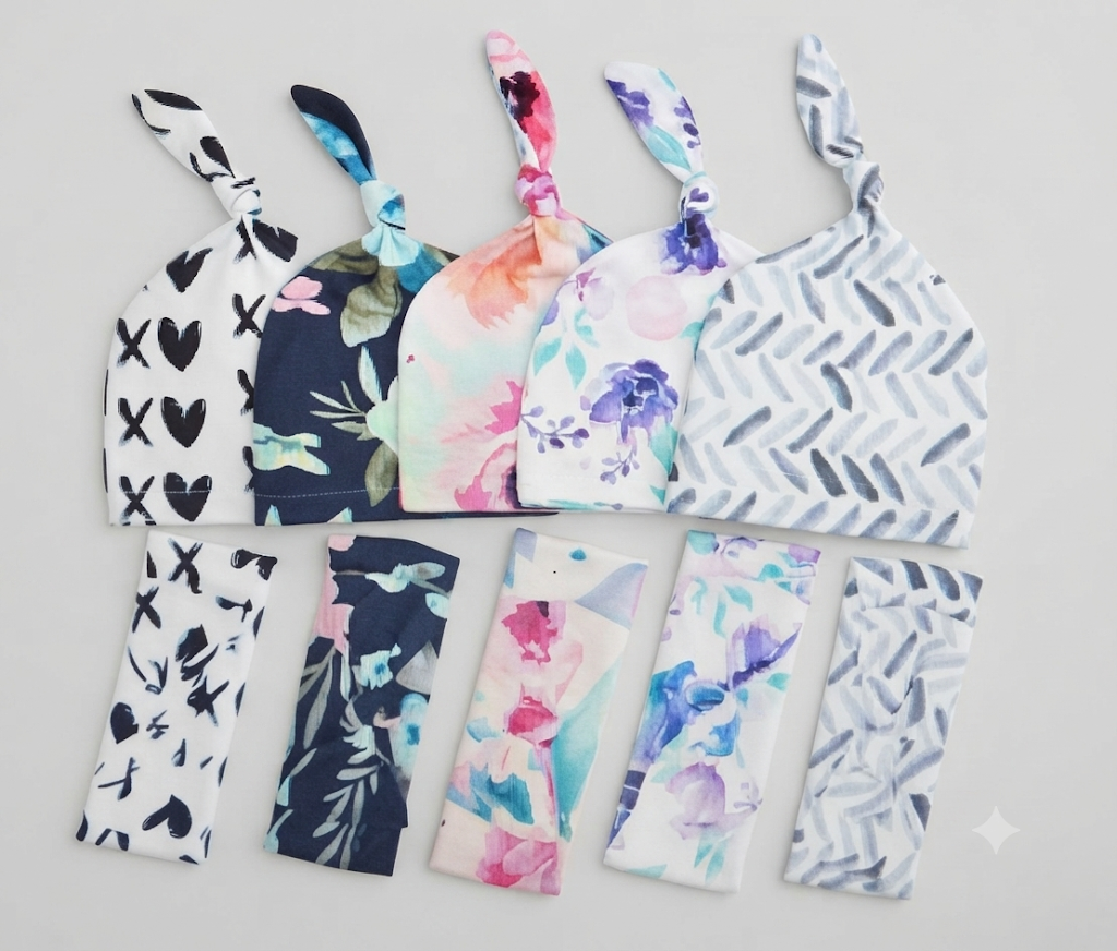 Baby Pucktuch-Set mit Sommerdecke und Mütze