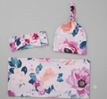 Baby Pucktuch-Set mit Sommerdecke und Mütze