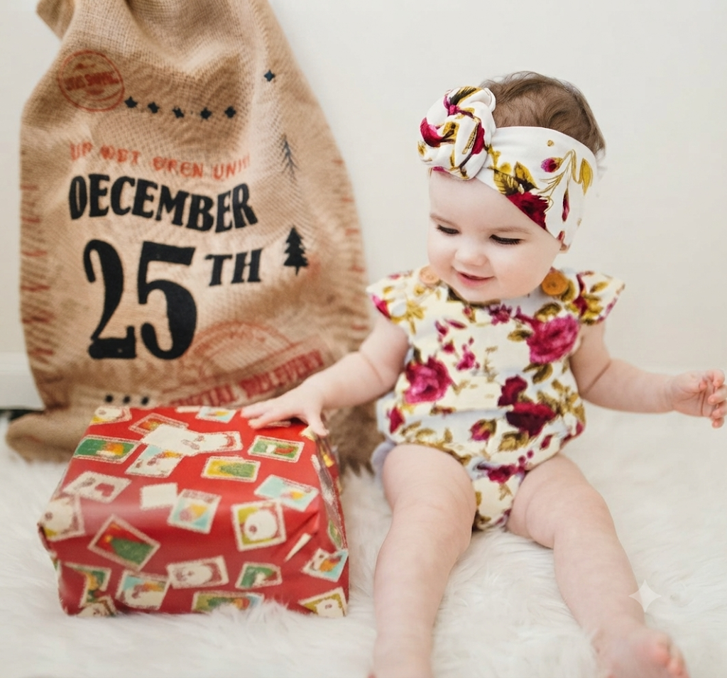 Floral Baby Bodysuit for Summer - Infant Clothing