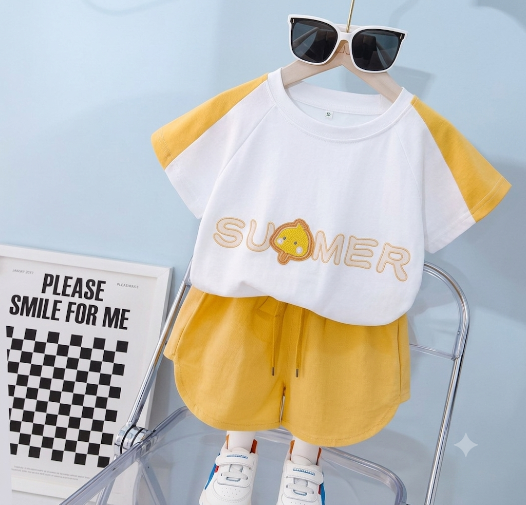 Weiches Sommer Baby Kleidung Set | Jungen & Mädchen Mode, 2-teilig