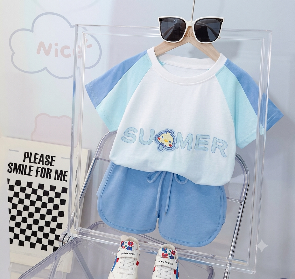 Weiches Sommer Baby Kleidung Set | Jungen & Mädchen Mode, 2-teilig