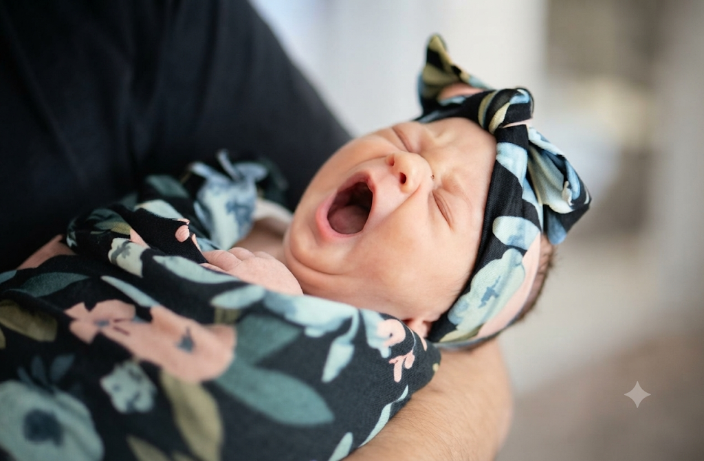 Baby Pucktuch-Set mit Sommerdecke und Mütze